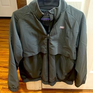 Figs Sydney Women's scrub Jacket in Bonsai medium